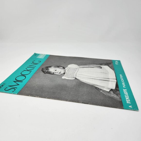 Vintage Smocking Booklet 1 By Penelope Publications For Embroidery & Crochet - Picture 3 of 6